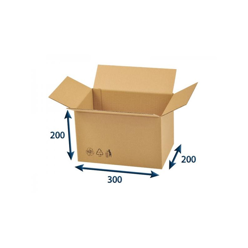 Kartonová krabice 3VVL 300 x 200 x 200