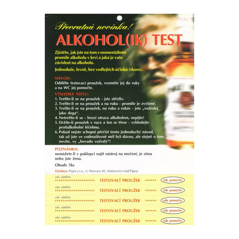 Alkohol(ik) test