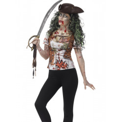 Kostým Zombie Pirátka