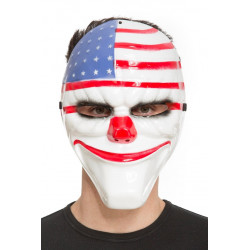 Obličejová maska Klaun USA
