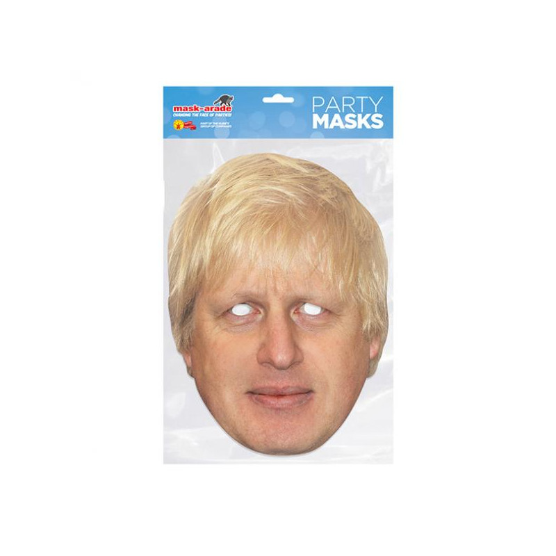Papírová maska Boris Johnson