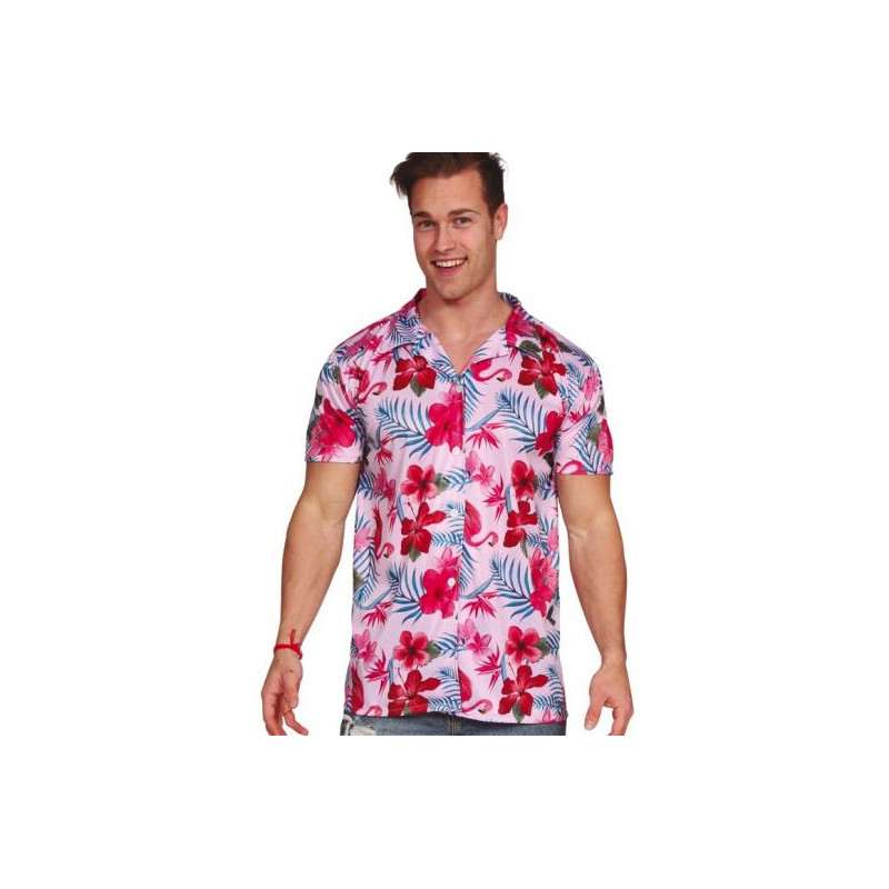 Kostým Havajská košile plaměňák