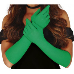 Látkové rukavice zelená